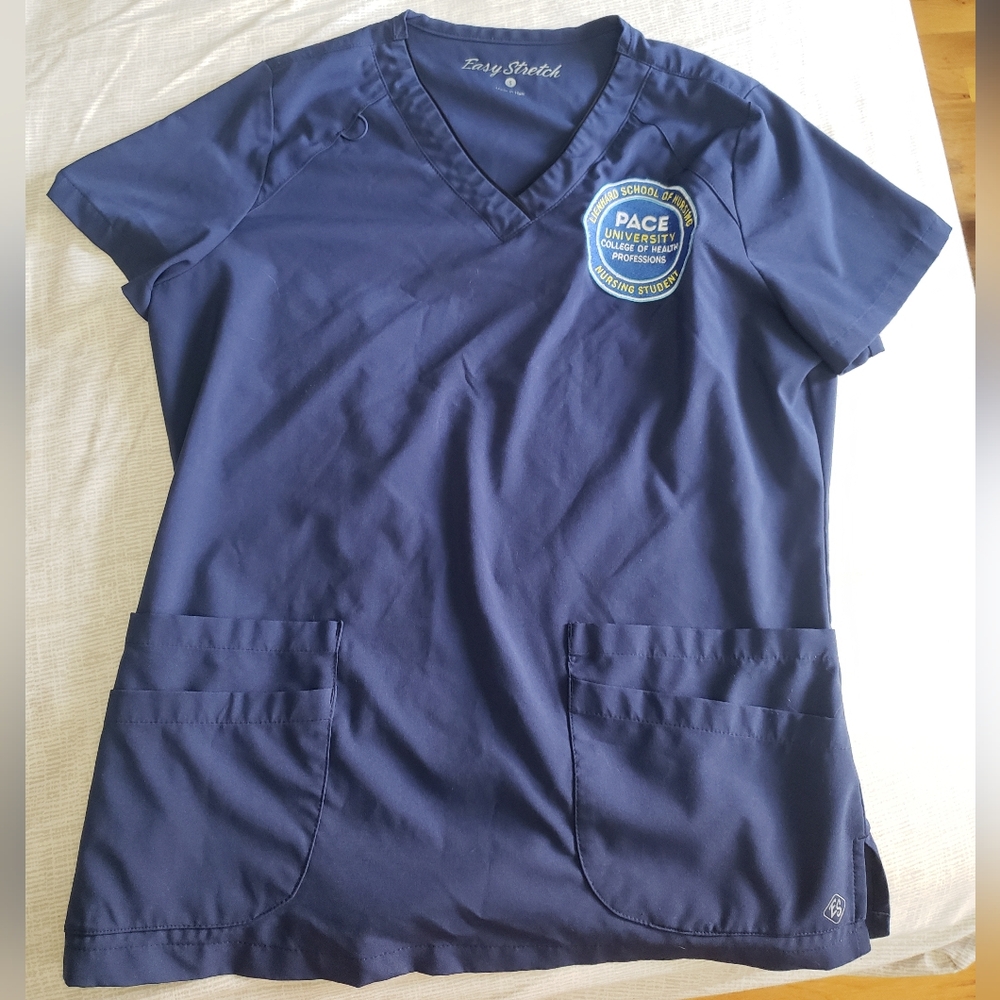 Pace University Nursing Student Scrubs Top and Pants